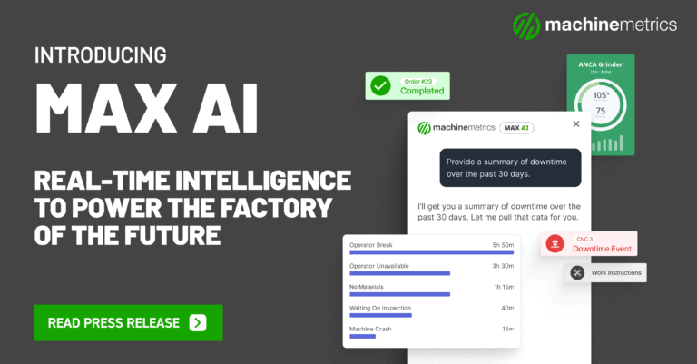 MACHINEMETRICS UNVEILS MAX AI