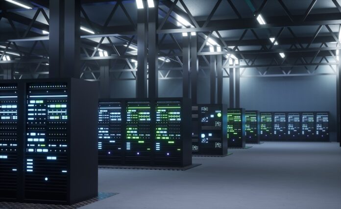 Modern data center providing cloud services, enabling businesses to access computing resources and storage on demand over internet. Server room infrastructure 3D render animation SSUCv3H4sIAAAAAAAAA41PS46DMAy9i9dBAlEY4CrVLEziQtRAUGKmqhB3HweoZjte2c/2+2xgDXTQFFjXWDSZrm6U3XT9yNqy1RlW1FZViUZjDwoMMkFXlFJfZV43ZdGWuZSCHqPV0G1gnVsjB2TrZzlVEGg2FI6WjGUfLDro8l1BZOQ1UpQ3mbRwD7I95g/ffUu4GBTxuPap2dU/sW8FONCs34l/T0Yc4SF3l9XzxRSmS9vzmCwKiV9nDu+TyHm/YO8k8QNdJAUjxigH5gLkcQlW23m4EkhwP5397DkpHX7Y66c1l9QZerSCJp0N1sV5NGSu9dpPlvkzBvqx9Pq73vf9F9KY5GOyAQAA